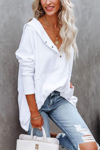 Sofia | Comfortable And Stylish Longline Hooded Tunic Sweatshirt