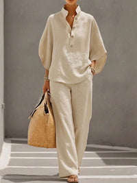Christina | Elegant Minimalist Summer Two Piece Set