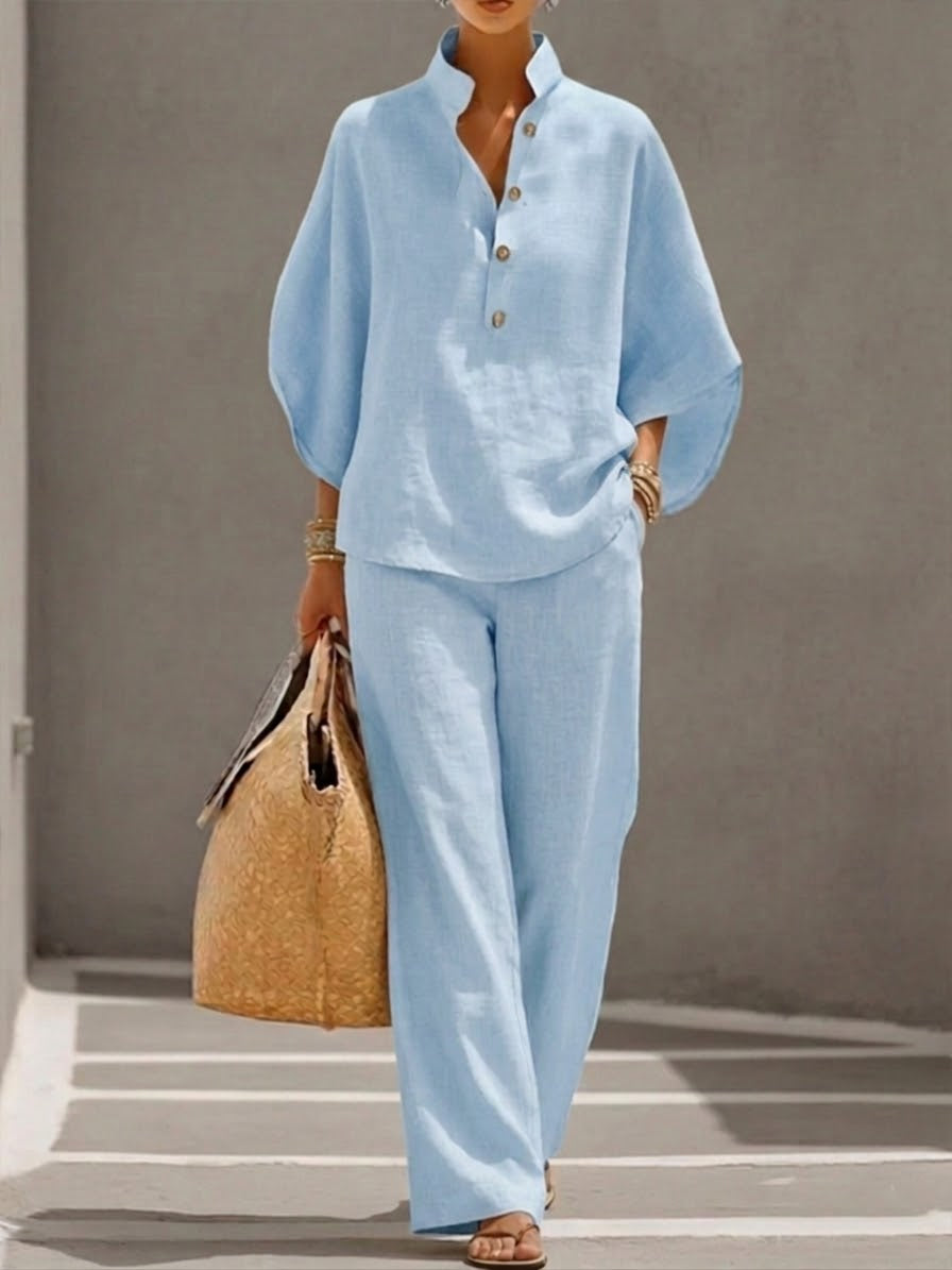 Sabine | Classic and Comfortable Two-Piece Summer Set 1