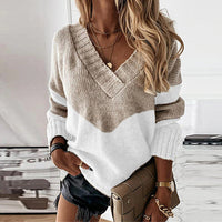 Sienna | Anspruchsvoller Baumwollpullover mit V-Ausschnitt