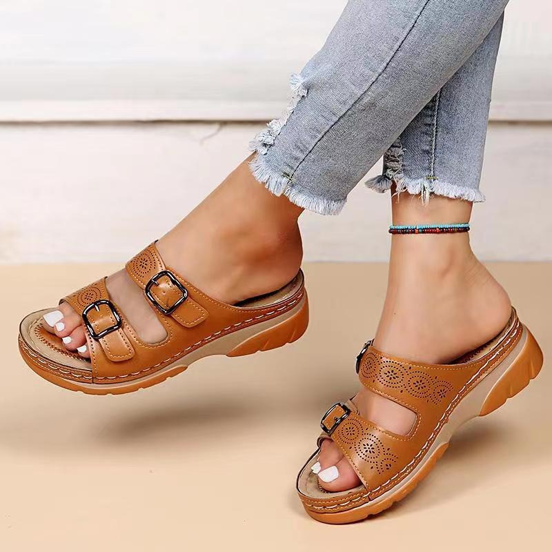 Sara | AussieSoles™ Women's Sandals - Genuine Leather, Orthopedic Comfort Fit 0