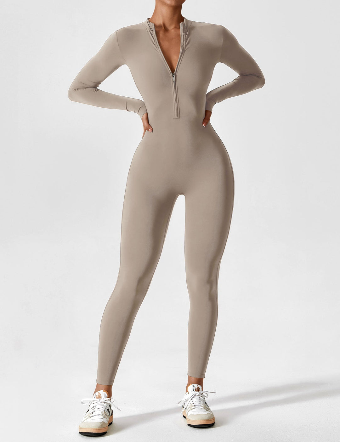 Savannah | Long  Sleeve Zipper Jumpsuit 11