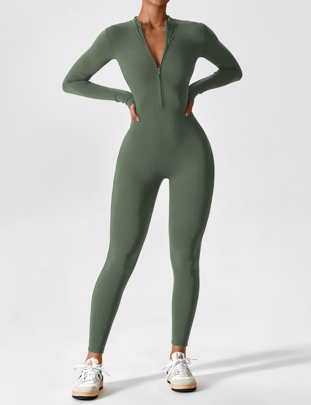 Savannah | Long  Sleeve Zipper Jumpsuit 17