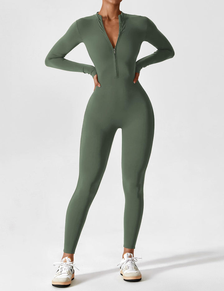Savannah | Long  Sleeve Zipper Jumpsuit 17