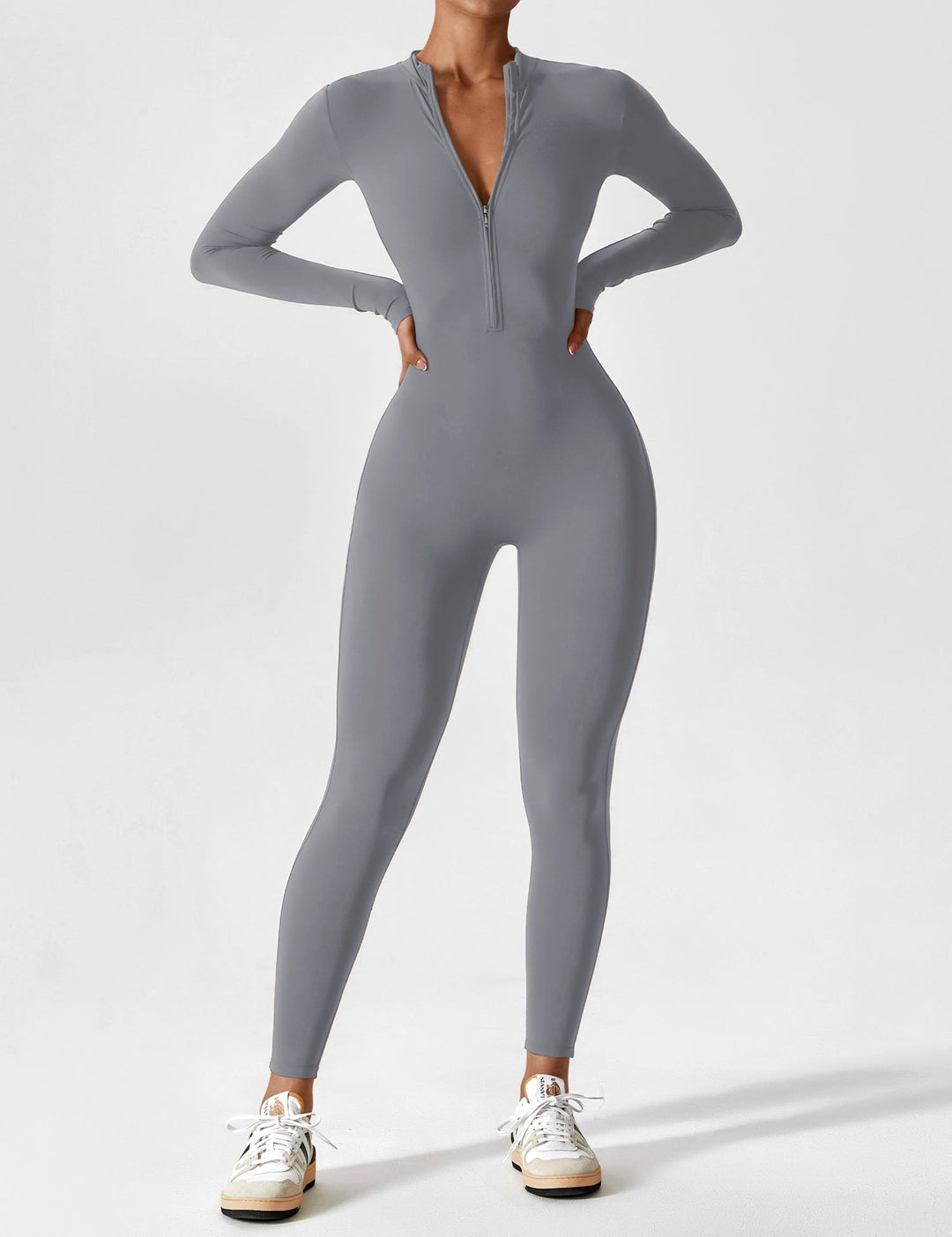 Savannah | Long  Sleeve Zipper Jumpsuit 21