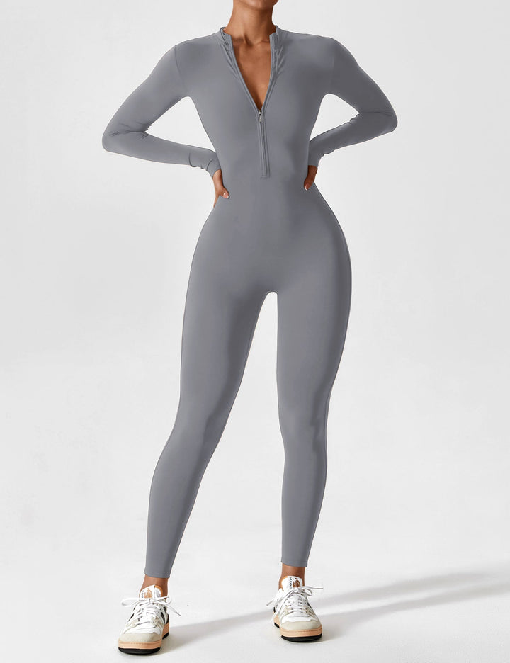 Savannah | Long  Sleeve Zipper Jumpsuit 21