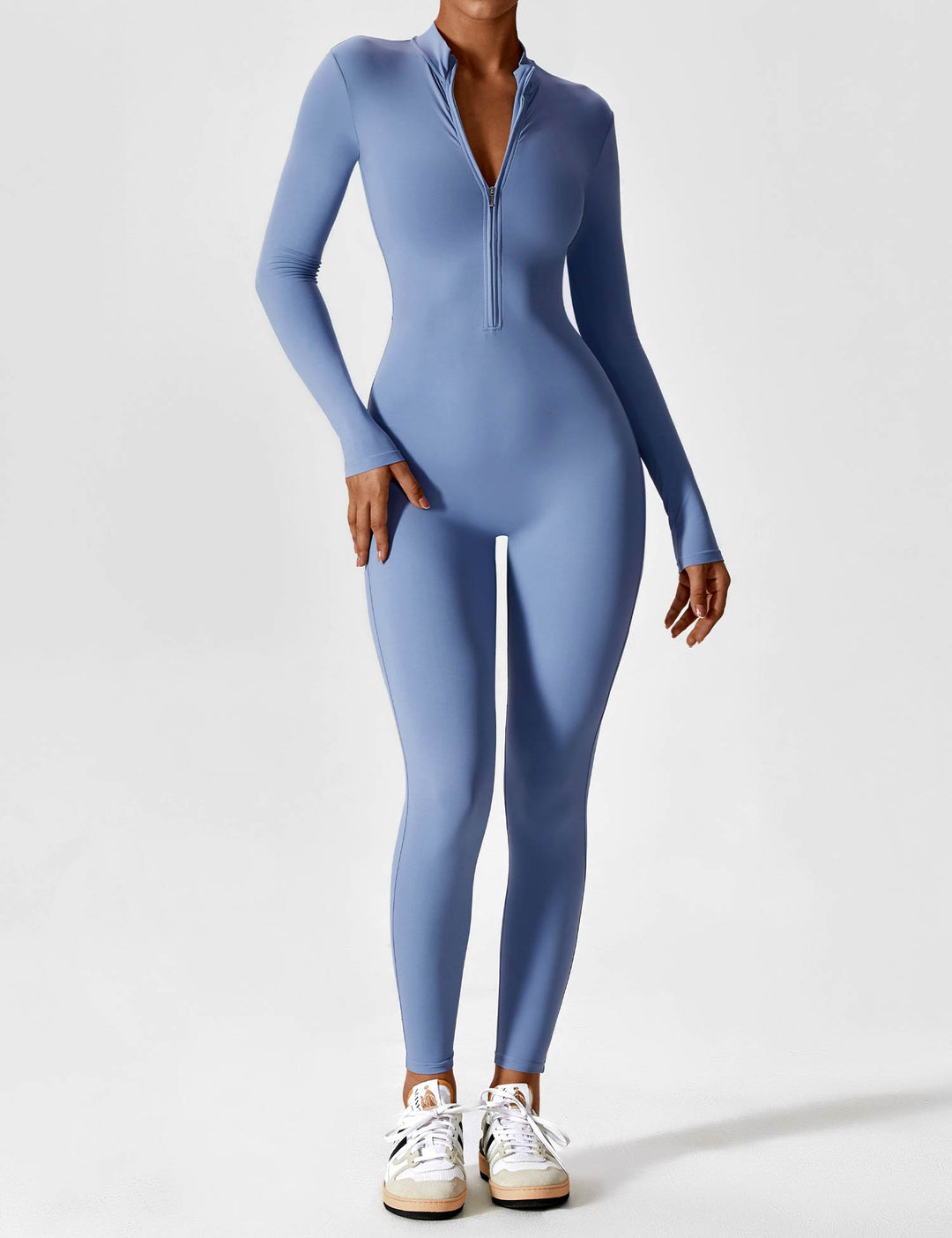 Savannah | Long  Sleeve Zipper Jumpsuit 24