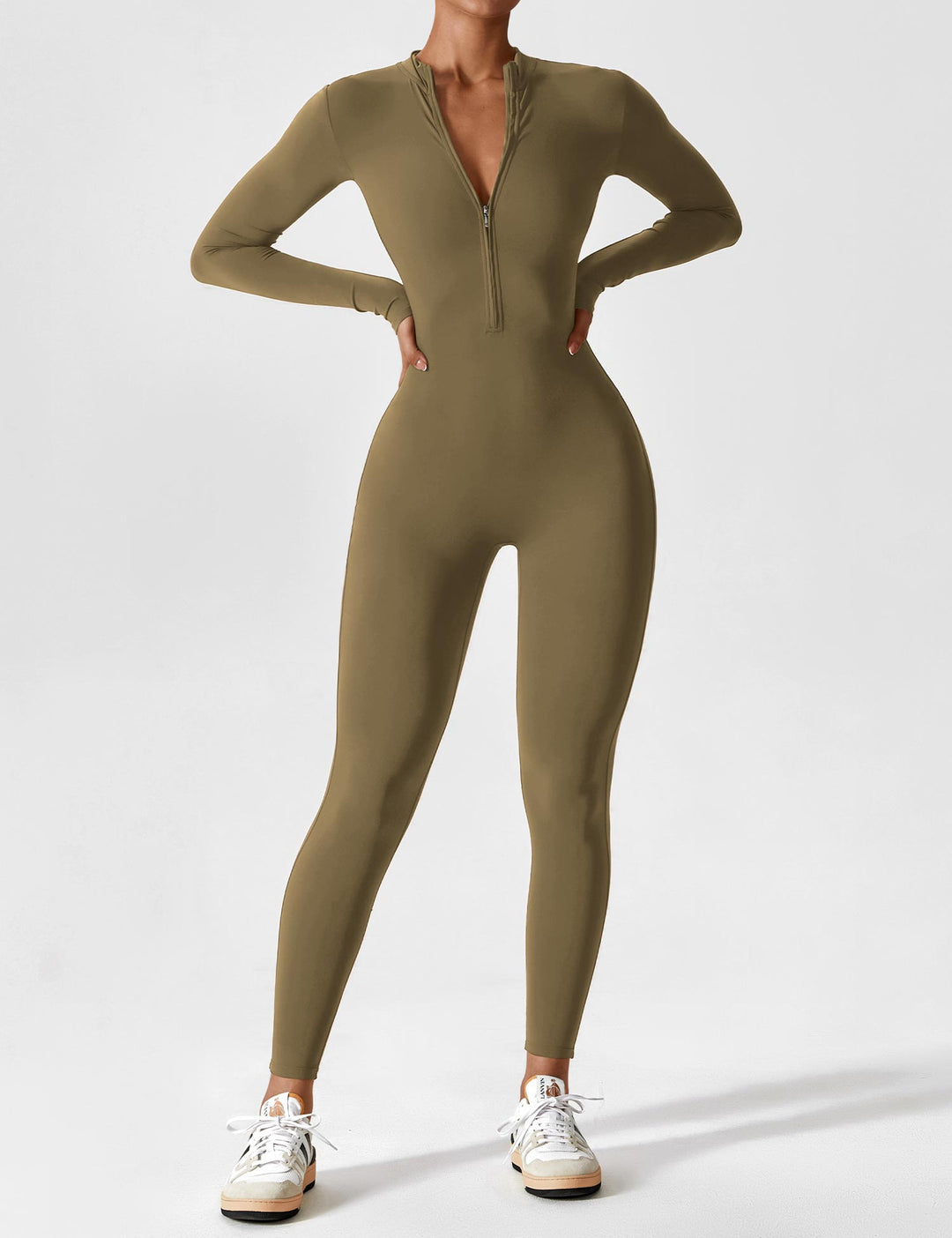 Savannah | Long  Sleeve Zipper Jumpsuit 27