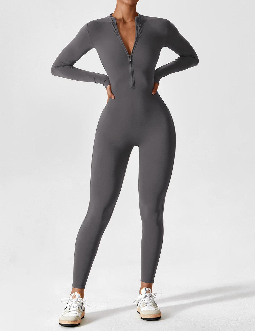 Savannah | Long  Sleeve Zipper Jumpsuit 9