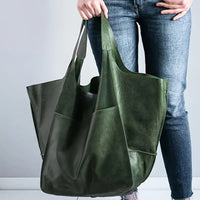 Martina | Sophisticated Oversized Vegan Leather Tote Bag