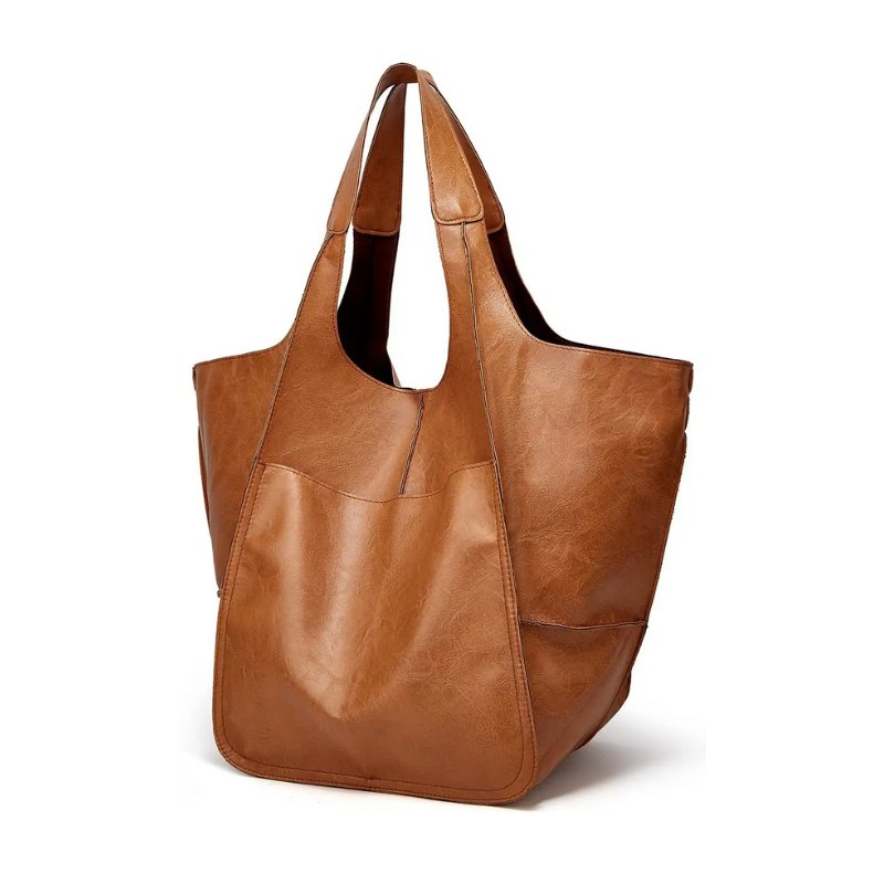 Savannah | Oversized Vegan Leather Tote Bag 11