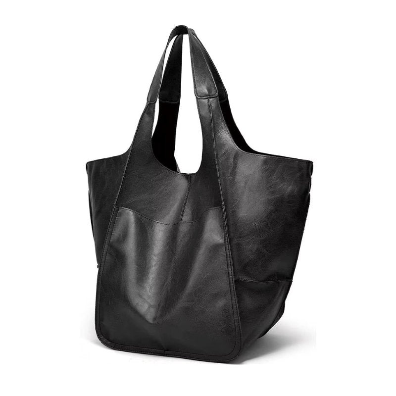 Savannah | Oversized Vegan Leather Tote Bag 12