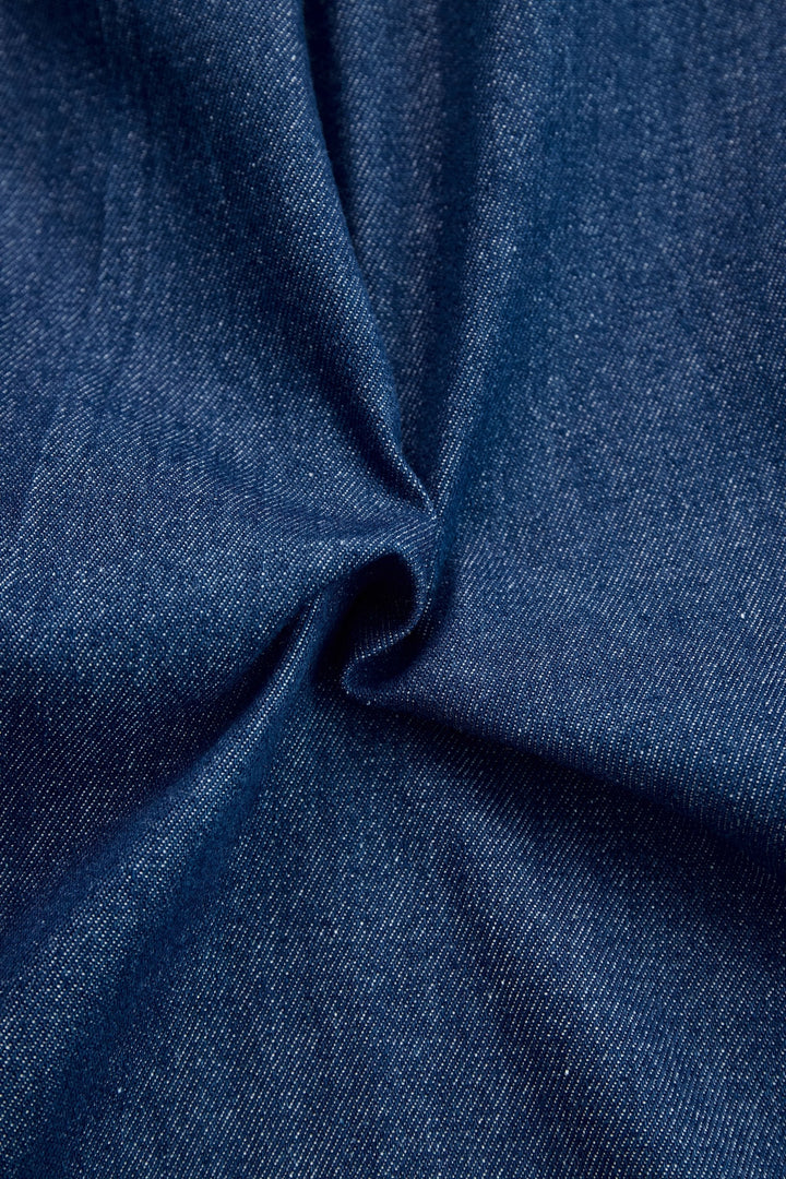 Scarlett | Polished And Chic Zip-Front Denim Jumpsuit 8