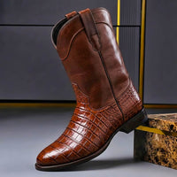 Evelyn | Rugged And Sophisticated Vintage Leather Boots
