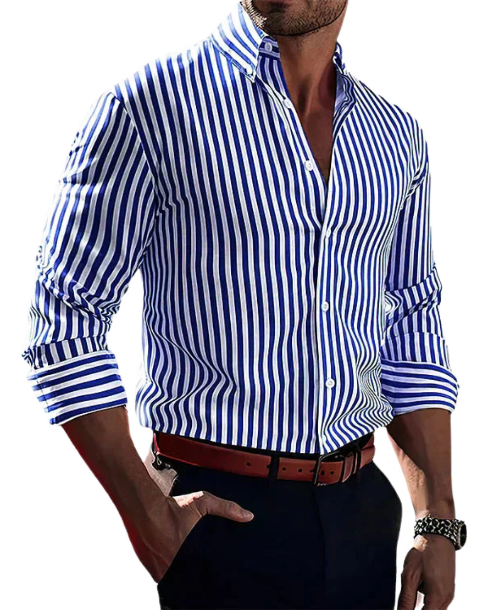 Sebastian | Premium Striped Shirt 0