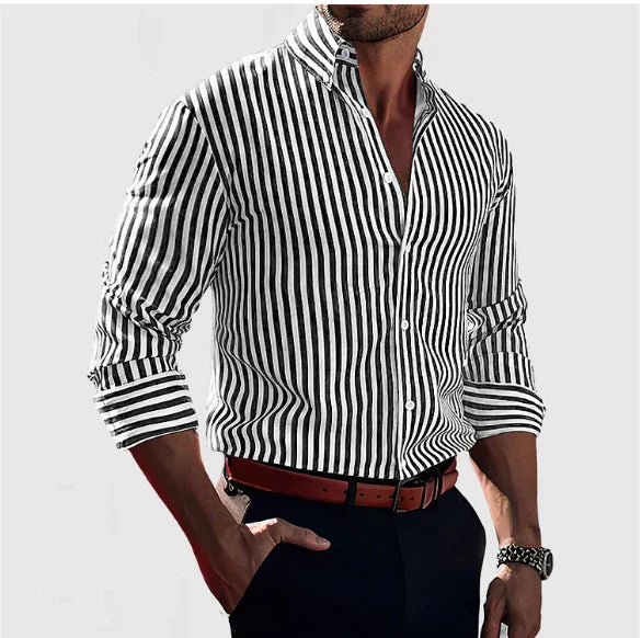 Sebastian | Premium Striped Shirt 1
