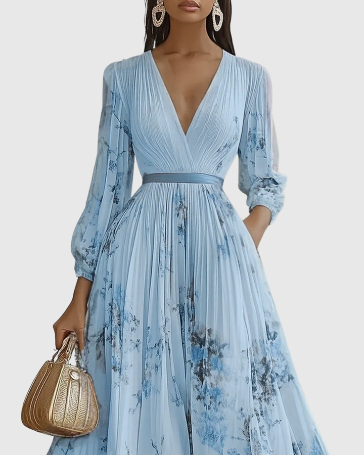 Seraphina | Elegant and Flowing Pleated Maxi Dress 1
