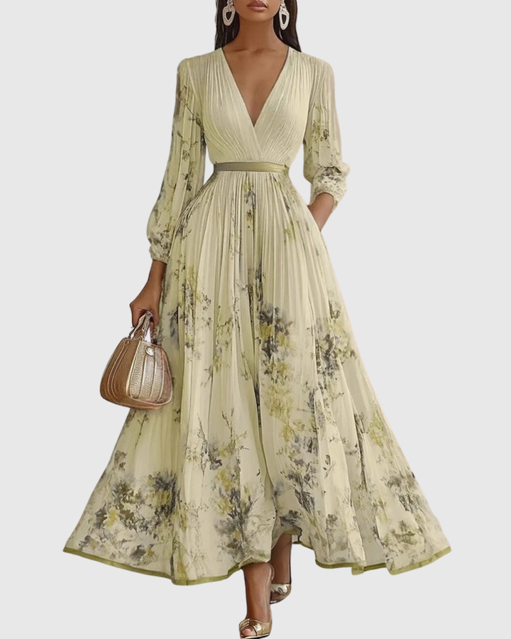 Seraphina | Elegant and Flowing Pleated Maxi Dress 2