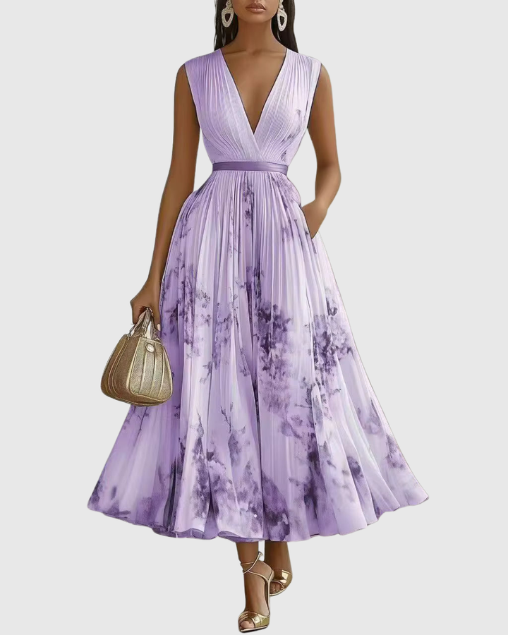 Seraphina | Elegant and Flowing Pleated Maxi Dress 4