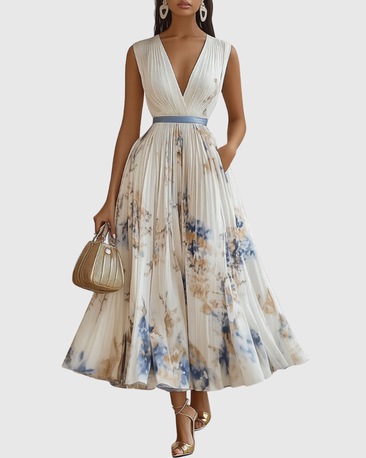 Seraphina | Elegant and Flowing Pleated Maxi Dress 5
