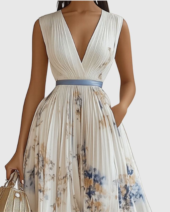 Seraphina | Elegant and Flowing Pleated Maxi Dress 6