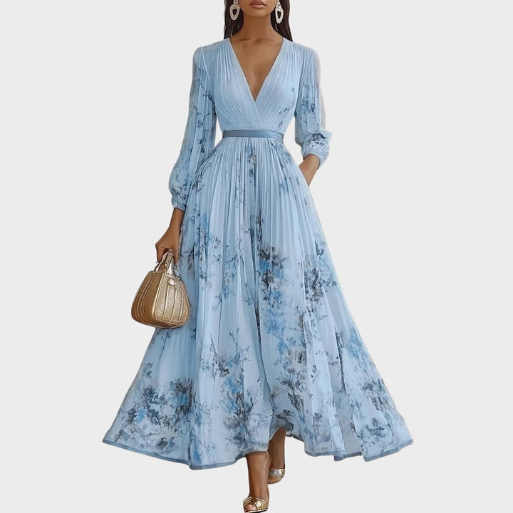 Seraphina | Elegant and Flowing Pleated Maxi Dress 8