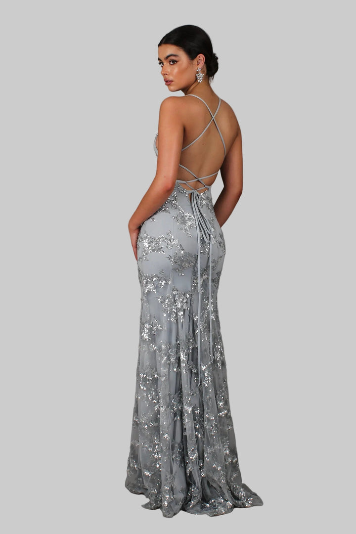 Seraphina | Glamorous and Timeless V-Neck Maxi Dress 3