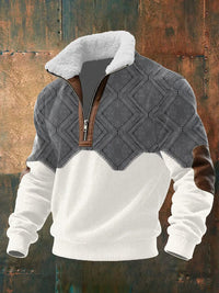 Nathan | Cozy Men's Sweater With Raised Collar