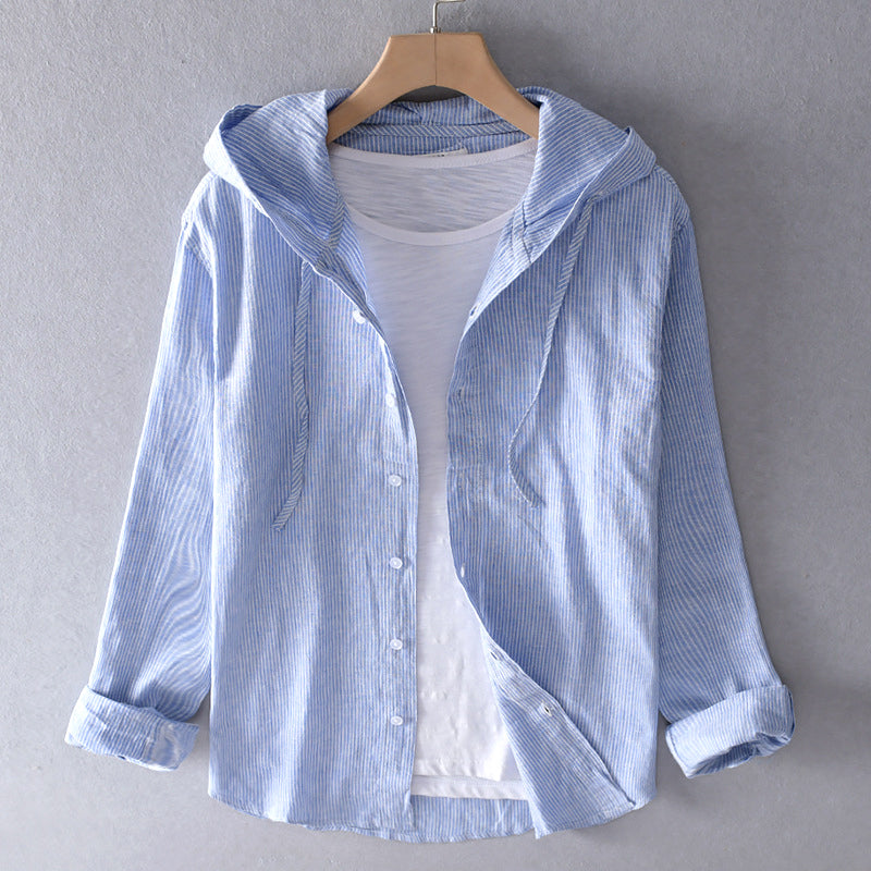 Sienna | Lightweight hooded blouse 0