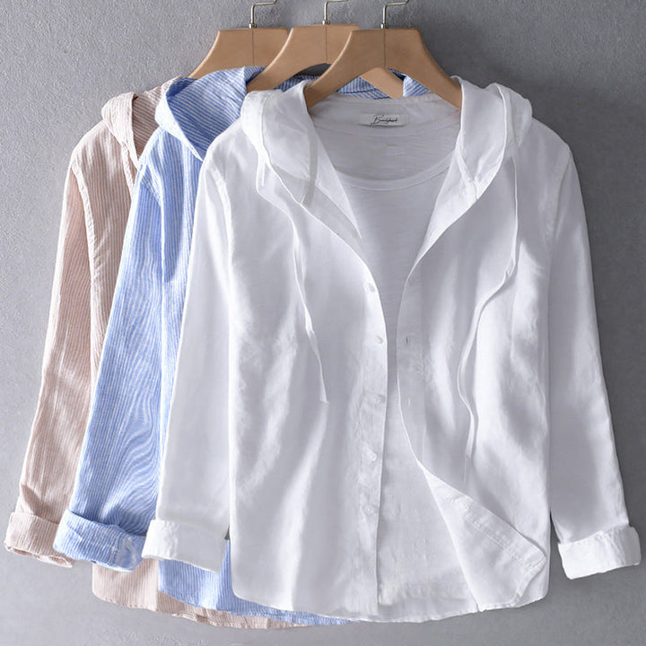 Sienna | Lightweight hooded blouse 4