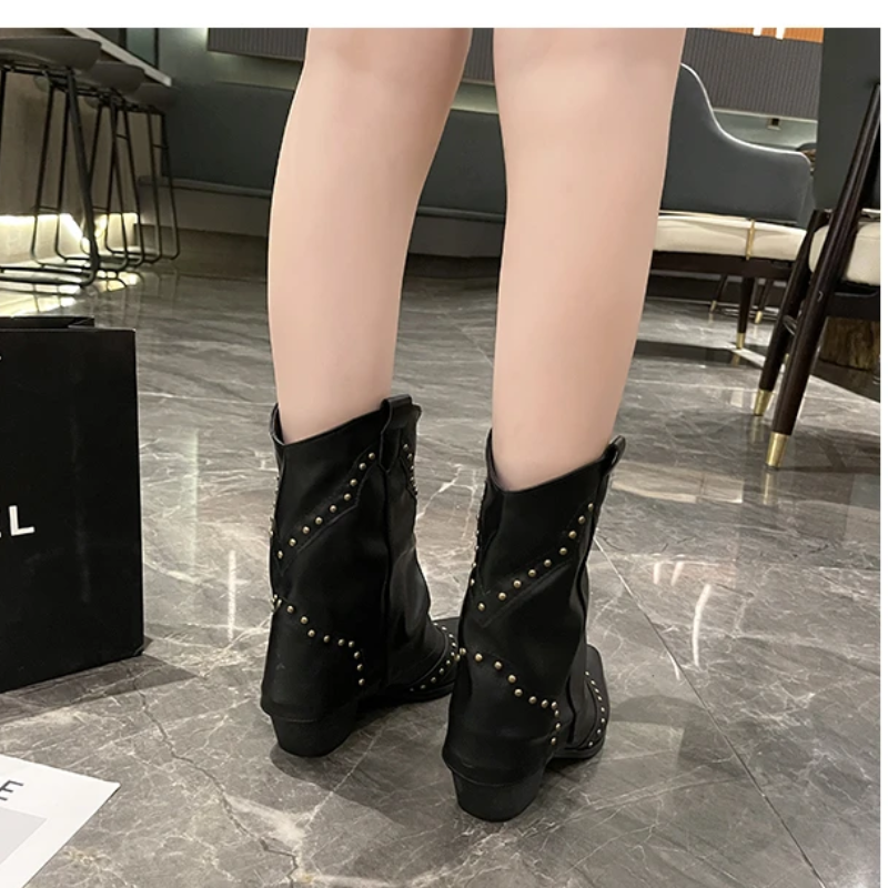 Sierra | Studded Western Boots 7
