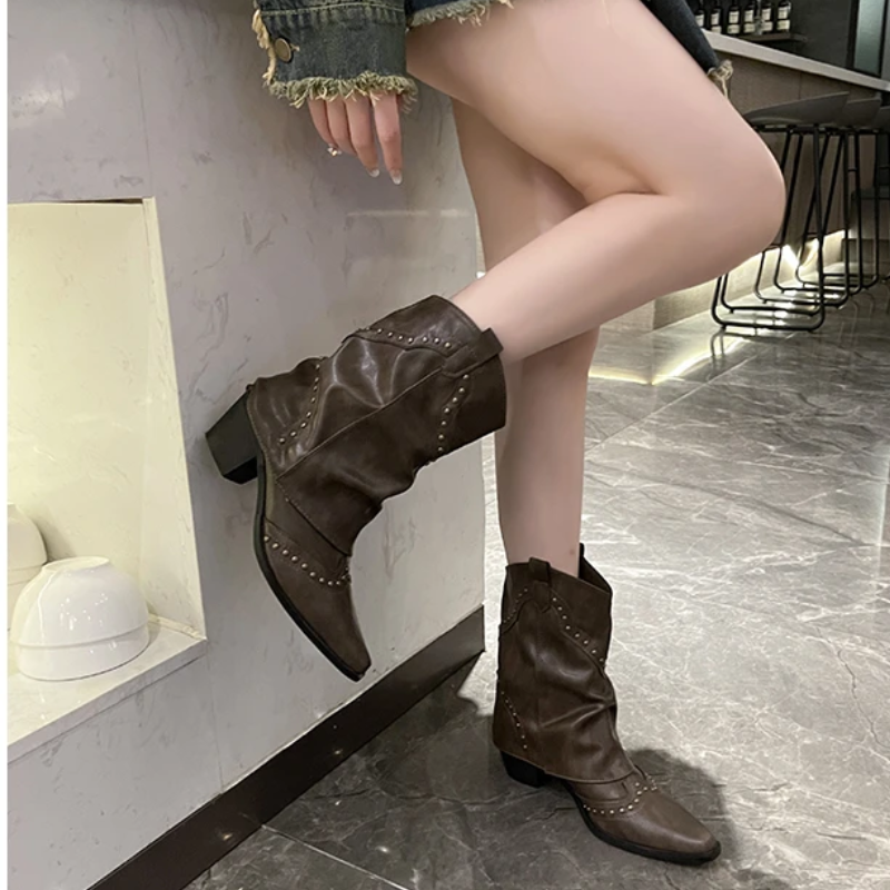 Sierra | Studded Western Cowboy Boots 2