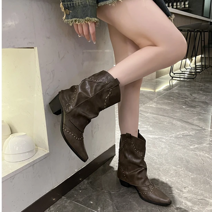 Sierra | Studded Western Cowboy Boots 2