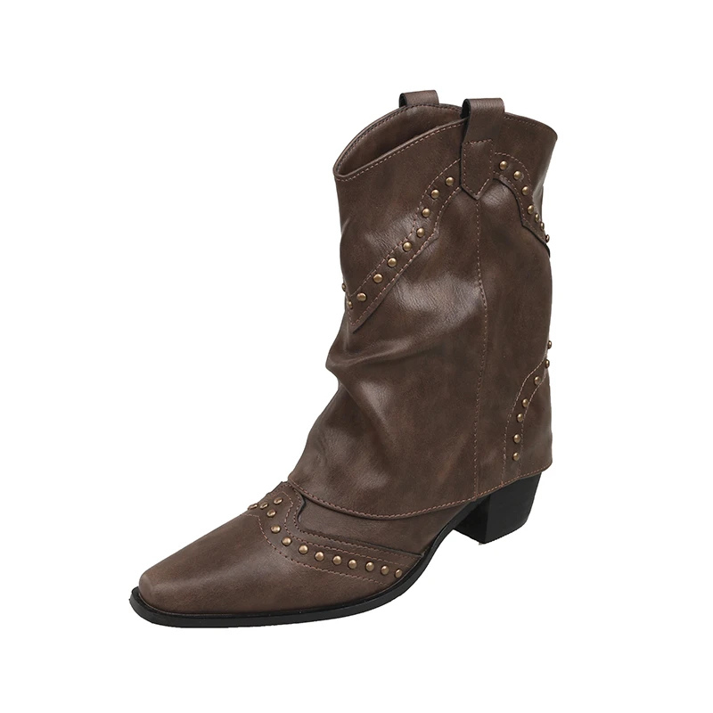 Sierra | Studded Western Cowboy Boots 4