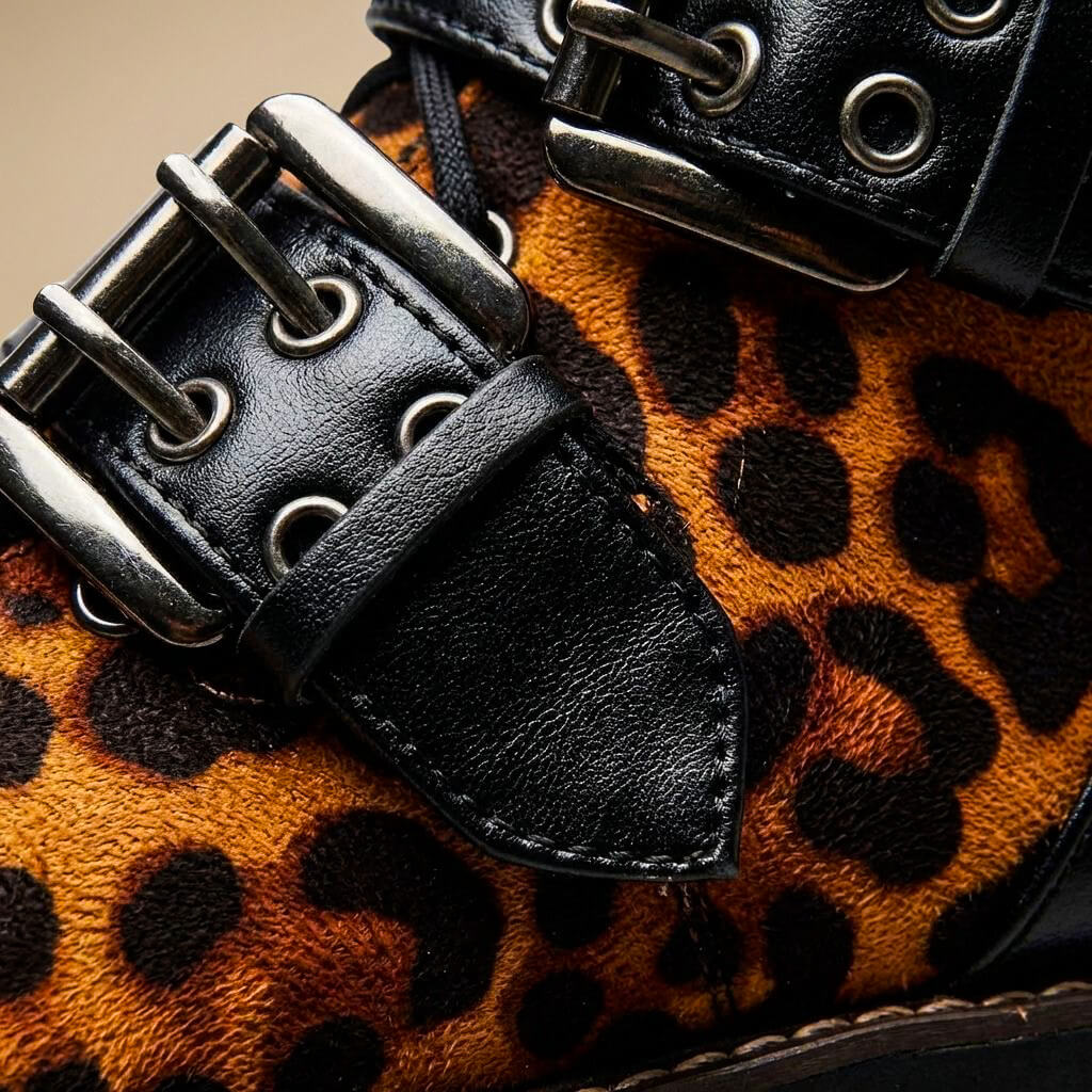Sophia | Premium Statement Buckle Leather Ankle Boots 3
