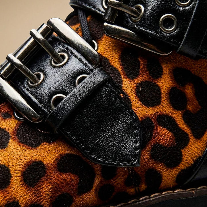 Sophia | Premium Statement Buckle Leather Ankle Boots 3