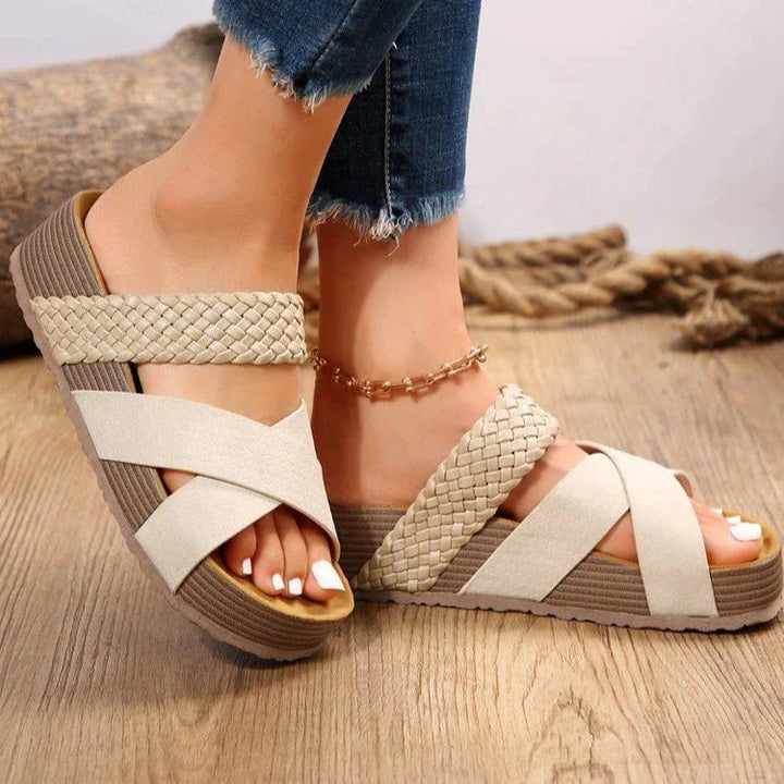 Sophia | Sophisticated and Refined Orthopedic Low Heel Sandals 2