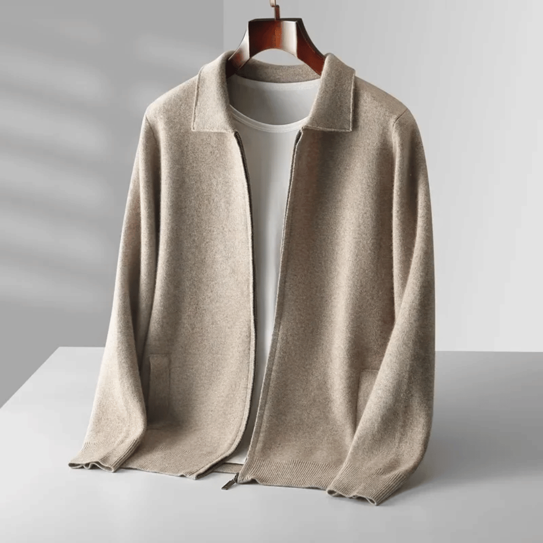 Spencer | Classic cashmere knit sweater 0