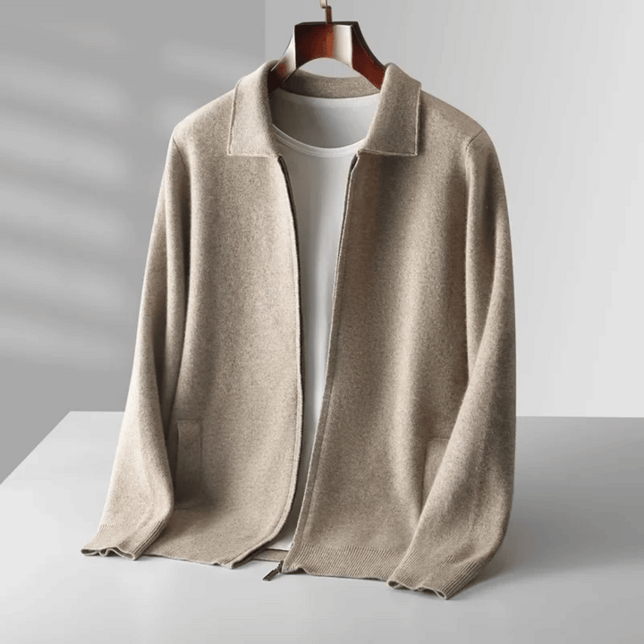 Spencer | Classic cashmere knit sweater 0