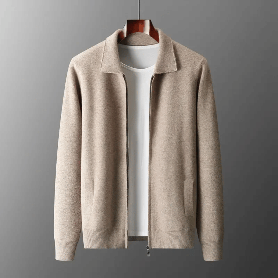 Spencer | Classic cashmere knit sweater 1