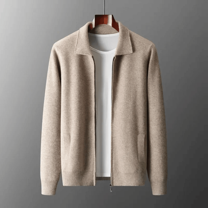 Spencer | Classic cashmere knit sweater 1
