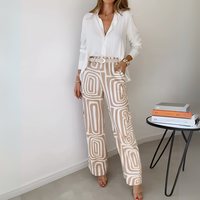 Susan | Zweiteiliges Set mit geometrischem Muster