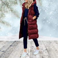 Maris | Schlanke Longline-Weste für Lagenlook