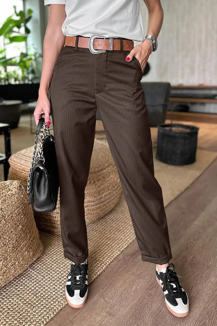 Ursula | Elegant and High-Waisted Straight-Cut Pants 1