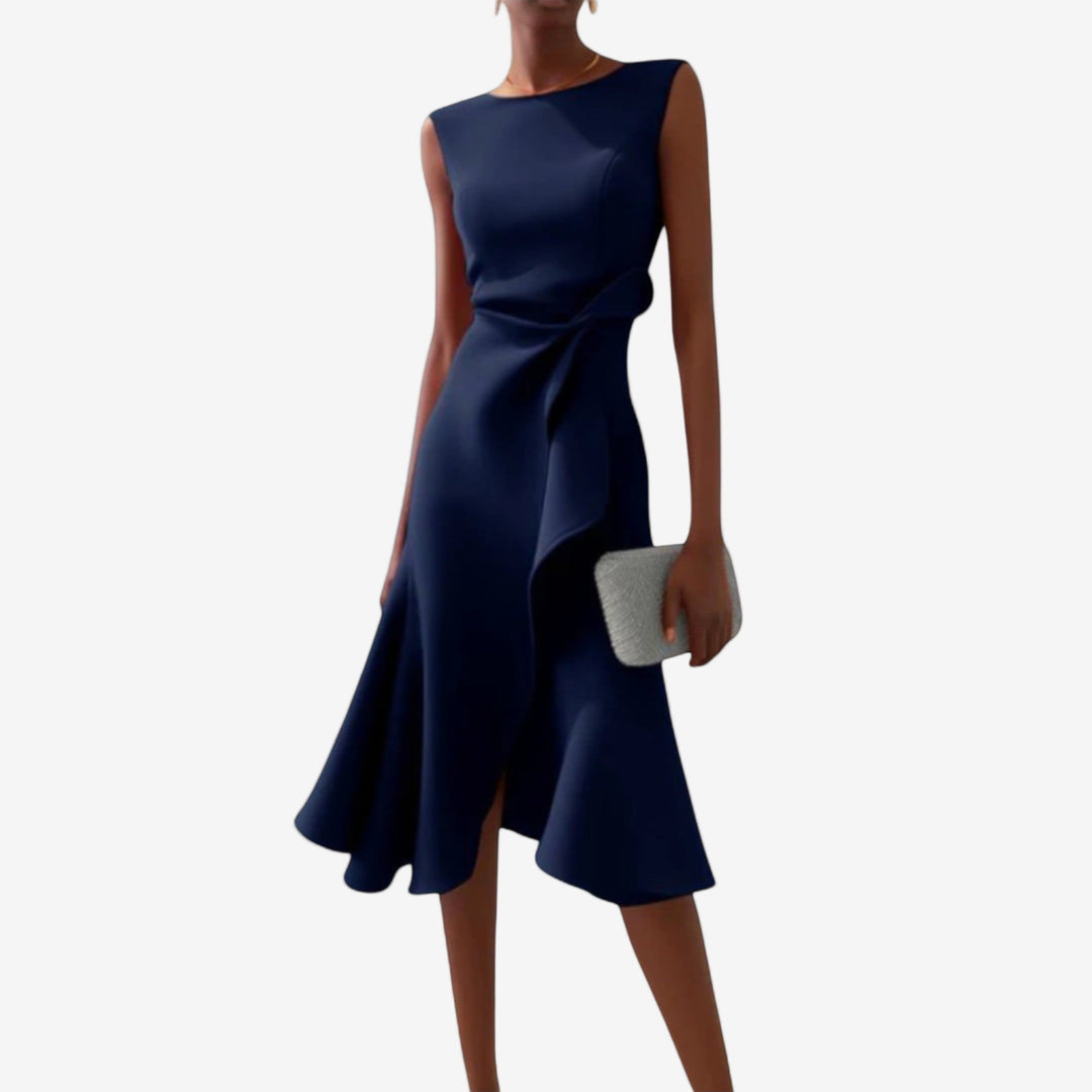 Valentina | Exquisite One Shoulder Midi Dress 1
