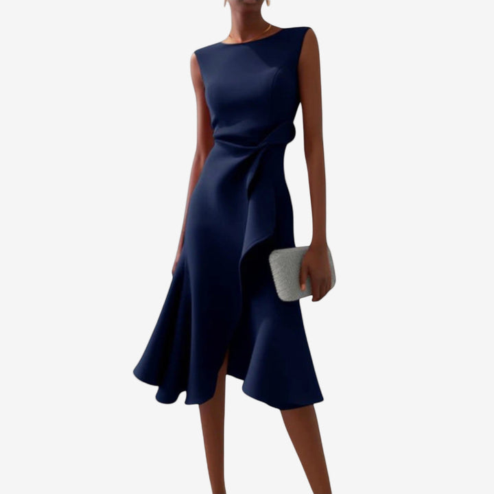 Valentina | Exquisite One Shoulder Midi Dress 1