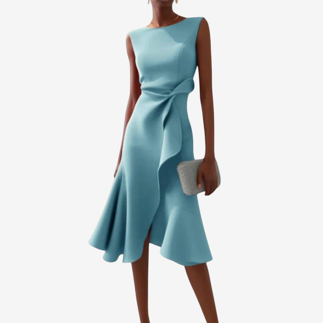 Valentina | Exquisite One Shoulder Midi Dress 3