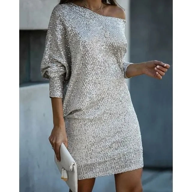 Victoria | Contrast Sequin Slim Fit Homecoming Dress 10