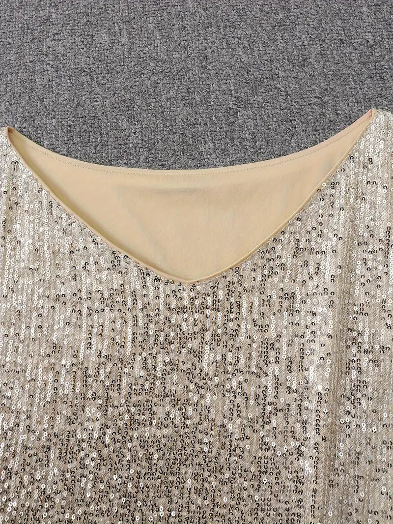 Victoria | Contrast Sequin Slim Fit Homecoming Dress 8