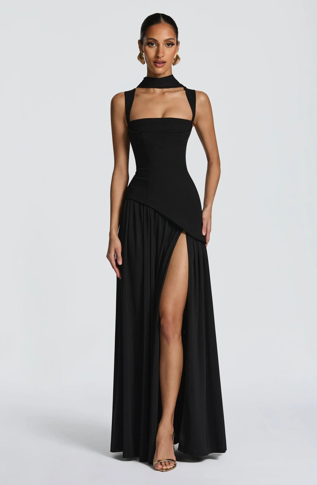 Victoria | Glamorous Square Neck Maxi Dress 1